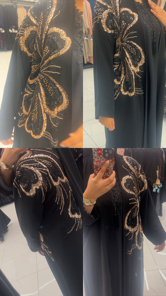 Kimono brodé de perles et sequins saoudien 🇸🇦