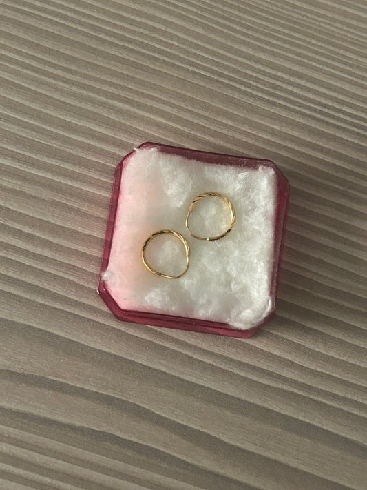 Boucles d’oreilles or 21k