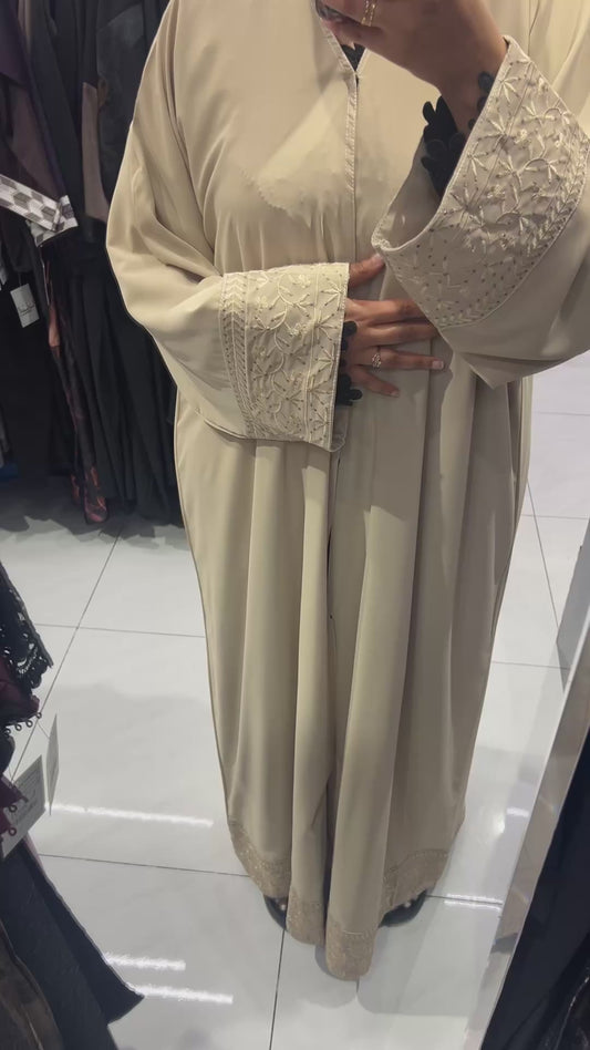 Kimono/abbaya léger brodé
