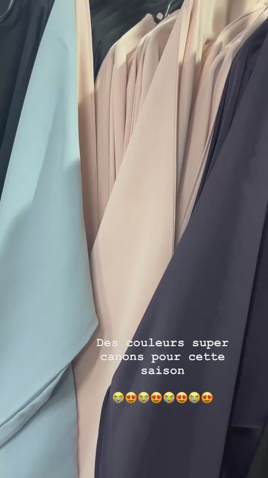 Kimono/abbaya léger brodé